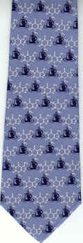 Coffee Cups and Caffein Molecules Repeat Tie Necktie Tie ties, neckwear, cycle ties, tye, neckwears