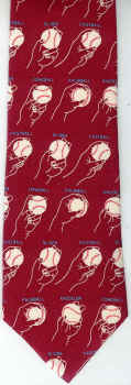 Baseball Pitch Hand Positions Tie