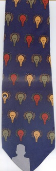light bulb ideas Physics electricity Tie  necktie
