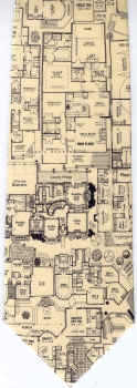 Room Layouts of House Blueprint Tie