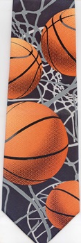  basketball hoop court dunk sports sport gear equipment Necktie tie