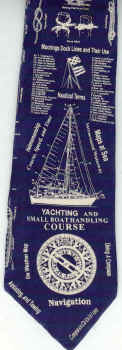 nautical uyachting and sailing water transportation Tie necktie