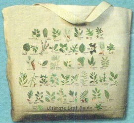 Trees species leaves, Ultimate Leaf Canvas Bag