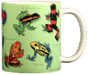 Frogs Of North America Ceramic Mug