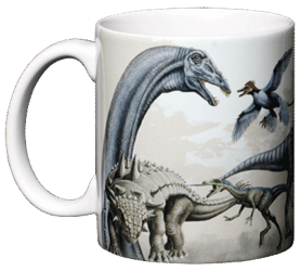 T-Rex Dinosaur Rumble  Ceramic Mug
