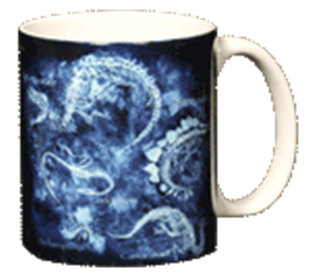 T-Rex Dinosaur dino Skeleton Ceramic Mug