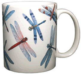 Dragonfly Ceramic Mug