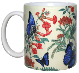 Morpho Garden Ceramic Mug