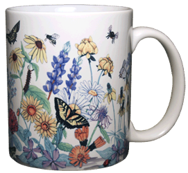 Roadside Wildflowers Ceramic Mug