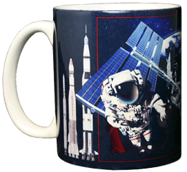 My Space Astronomy Ceramic Mug