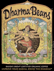 Dharma Beans T-shirt ravens brew coffee blend t-shirt shirt tee
