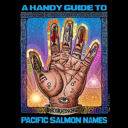 Ray Troll Handy Guide to salmon names fish  humor t-shirt
