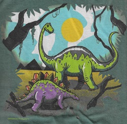 Apatosaurus And Stegasaurus dinosaurs t-shirt tshirt tee shirt