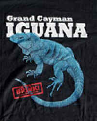 Grand Cayman  Iguana lizard t-shirt tshirt tee shirt