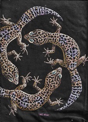 Leopard Gecko Trio lizard t-shirt tshirt tee shirt