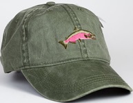 Salmon Hat ball hat baseball embroidered cap adjustible trucker