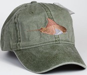 Cow Nosed Ray  Hat ball hat baseball embroidered cap adjustible trucker
