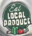 Eat Local Produce vegetables farmers market Hat Embroidered Cap