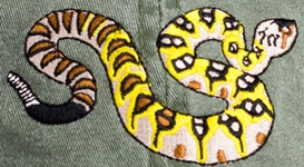 Blacktail Rattlesnake  Reptile Hat ball hat baseball embroidered cap adjustible trucker