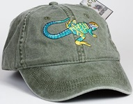 Collarded Lizard Hat lizard Embroidered Cap
