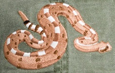Sidewinder snake Reptile Hat ball hat baseball embroidered cap adjustible trucker