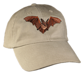 Big Eared Bat  Hat ball hat embroidered cap adjustible trucker