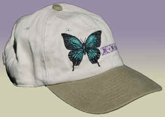 Blue Ulysses  Insect invertebrate Hat ball hat baseball embroidered cap adjustible trucker