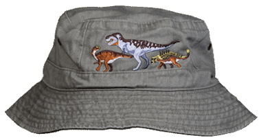Dinosaur Embroidered Bucket Hat