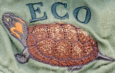 ECO Bog Turtle Reptile Hat ball hat baseball embroidered cap adjustible trucker