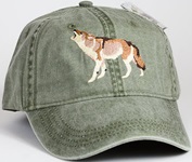 Coyote Hat ball hat embroidered cap adjustible trucker