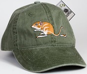 Kangaroo Rat Hat ball hat embroidered cap adjustible trucker