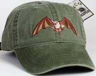 Mexican Free-tail Bat Hat ball hat embroidered cap adjustible trucker