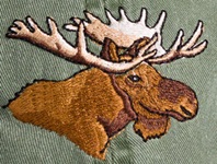 Moose Hat ball hat embroidered cap adjustible trucker