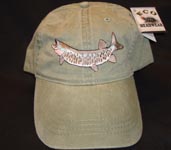 Muskie  Fish Hat ball hat baseball embroidered cap adjustible trucker