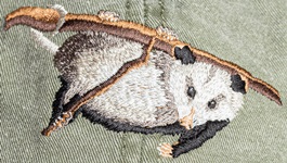 Opossum Hat ball hat embroidered cap adjustible trucker