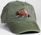 Porcupine Hat ball hat embroidered cap adjustible trucker