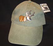 Pronghorn antelope Hat ball hat embroidered cap adjustible trucker