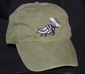 Spotted Skunk  Hat ball hat embroidered cap adjustible trucker