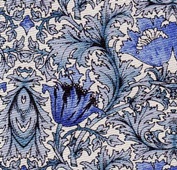 Anemones William Morris Architect Arts and crafts movement morris macintosh fabric designer tie Necktie