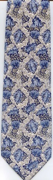 Blue Poppy William Morris  Architect Arts and crafts movement  fabric designer tie Necktie