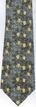 Grapevine William Morris  Architect Arts and crafts movement morris macintosh fabric designer tie Necktie