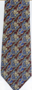 Iris Diagonals Metropolitan Museum of Arts Architect fabric designer tie Necktie