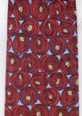 Signature Architect  Arts and Craft Movement Charles Rennie Macintosh fabric rose designer tie Necktie