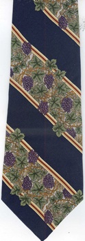 Grape Vine Wallpaper Architect fabric designer tie Necktie