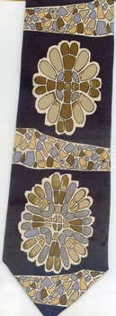 Antoni Gaudi Rosette Window  Architect fabric designer tie Necktie
