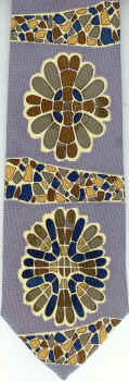 Antoni Gaudi Rosette Window  Architect fabric designer tie Necktie