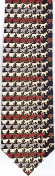  Escher Horse to bird tesselation math Tie necktie