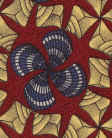 marine shells starfish Escher Tesselation Bow Tie math Tie necktie