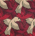 three birds Escher Tesselation Bow Tie math Tie necktie