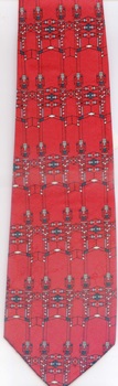 Frank Lloyd Wright architect designer decorator necktie ties